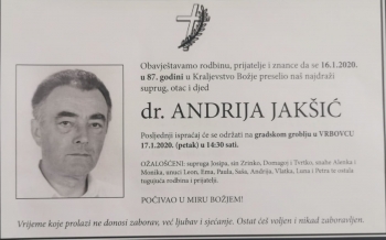 dr.Jaksic-osmrtnica